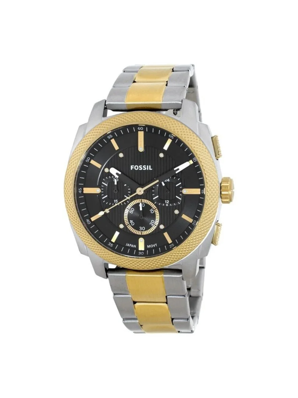 NWT Fossil Machine Chronograph Quartz Black Dial Men's Watch